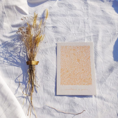 A5-papierivoire-constellationdepetales-saumonrose