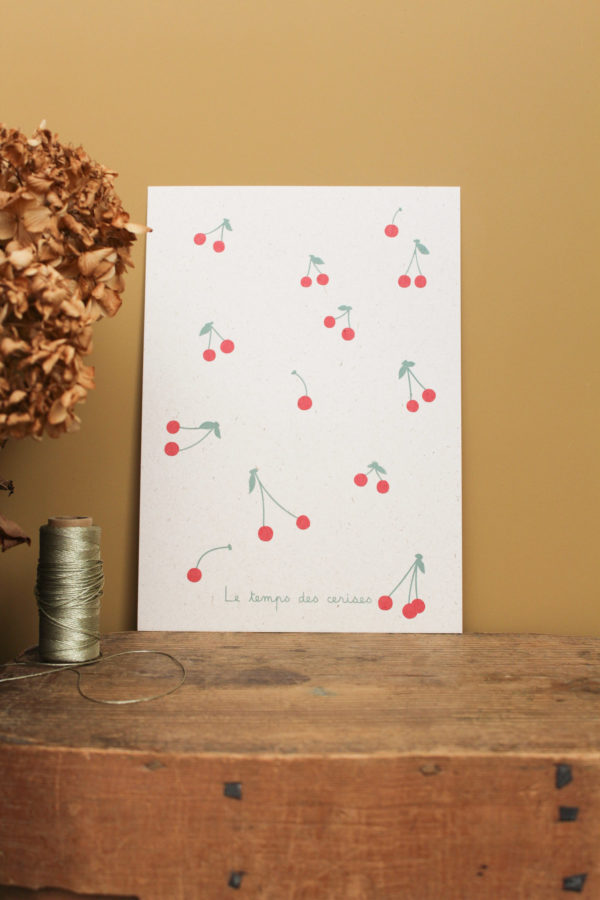 Sérigraphie le temps des cerises