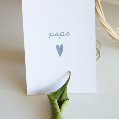 Carte postale papa