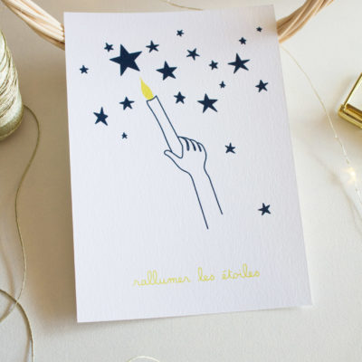 Carte postale Rallumer les étoiles