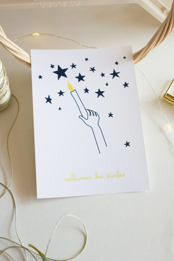 Carte postale Rallumer les étoiles