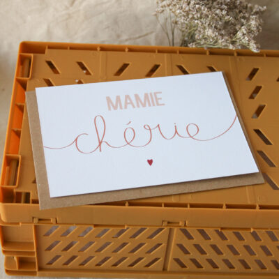 Carte postale Mamie chérie