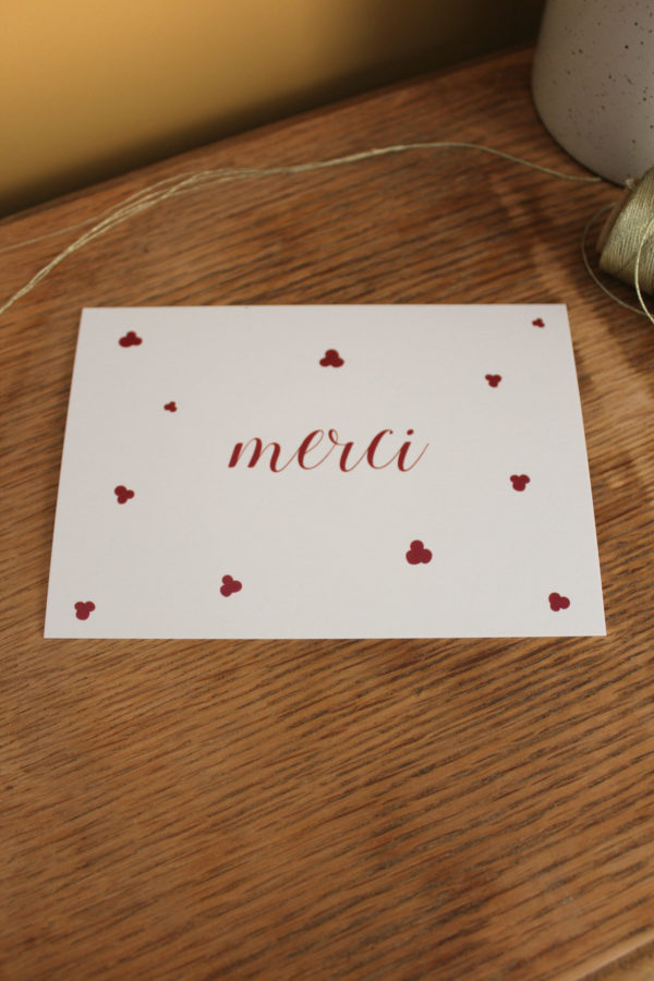 Carte postale merci - prune