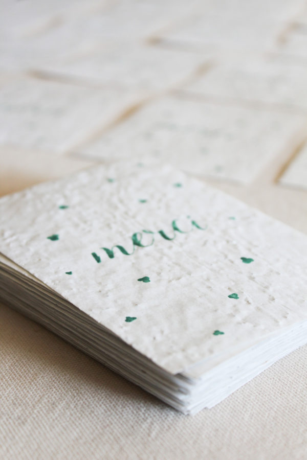 Carte à planter merci