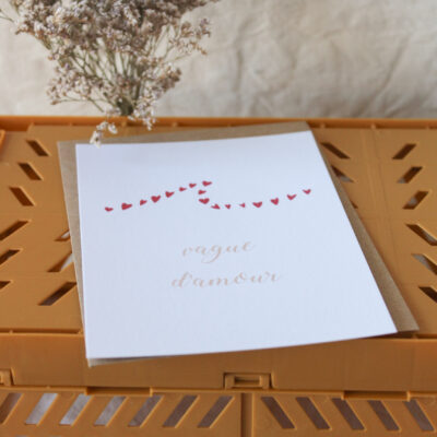 Carte postale Vague d'amour