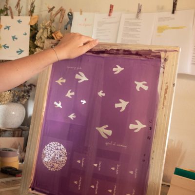 Journée d'atelier sérigraphie !
