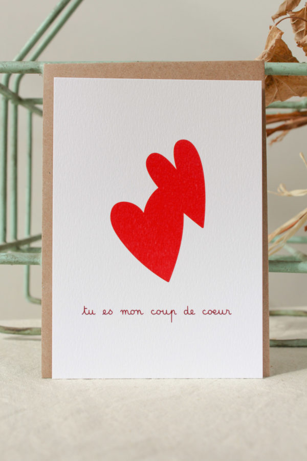 Carte postale Coup de coeur