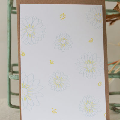 Carte postale fleurs légères