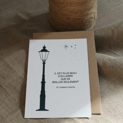 Carte postale Eclairer