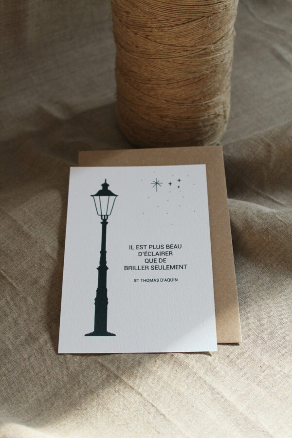 Carte postale Eclairer