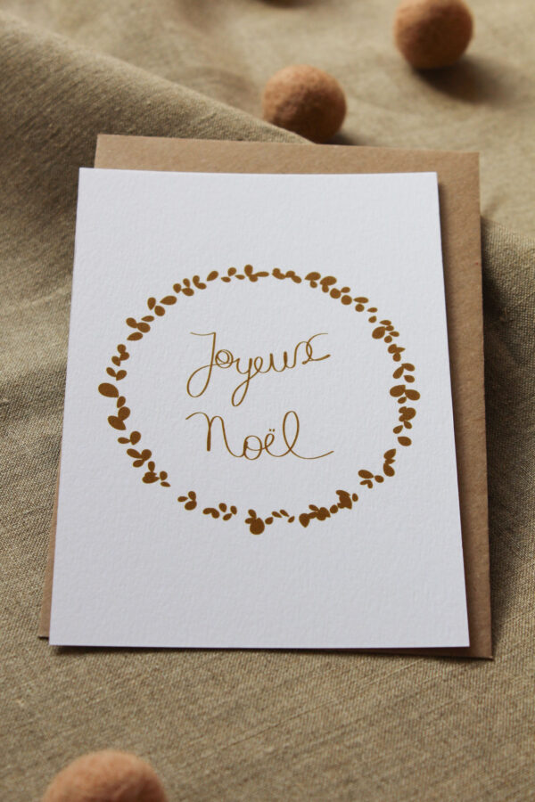 Carte postale Couronne de Noël