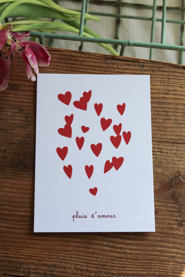 Pluie d'amour - petite affiche