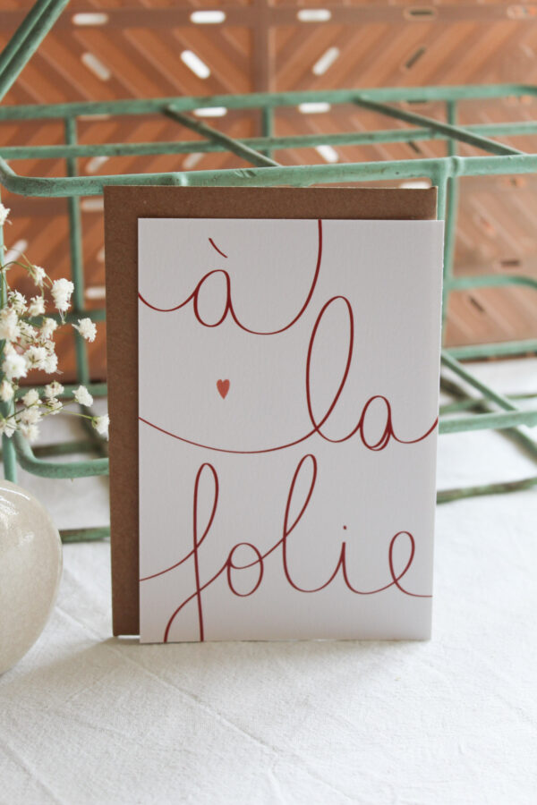 Carte postale À la folie