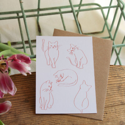 Carte postale Les chats