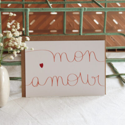 Carte postale Mon amour