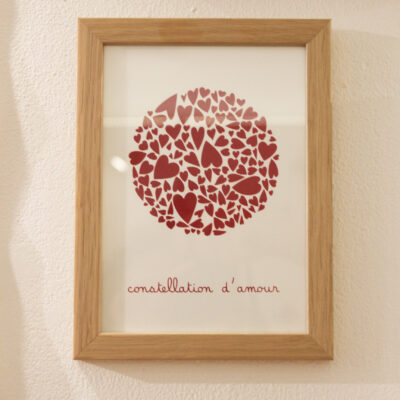 Constellation d'amour - petite affiche
