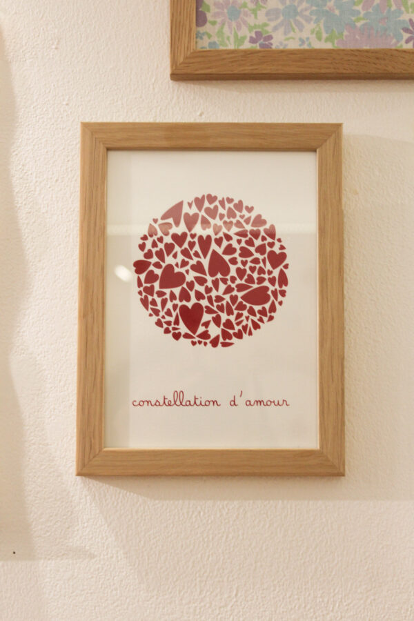 Constellation d'amour - petite affiche