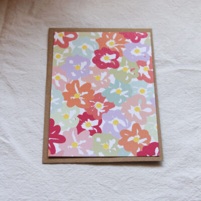 Carte Flowers rose
