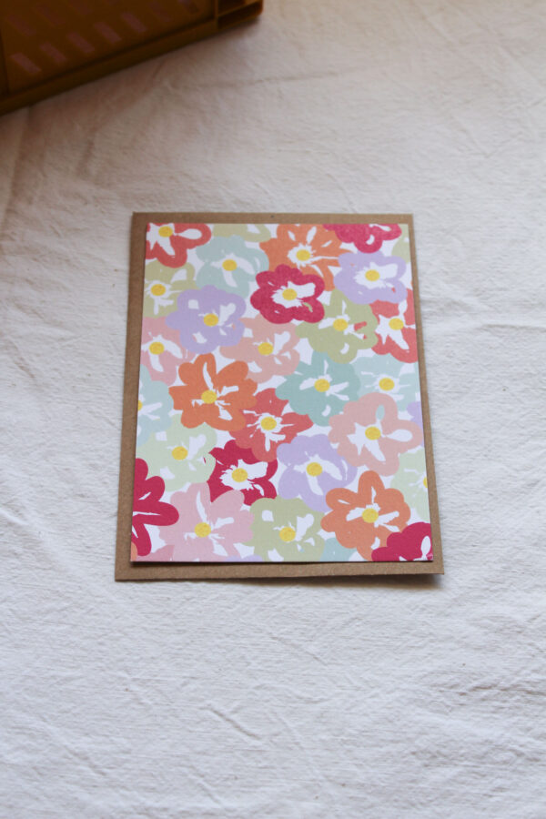 Carte Flowers rose
