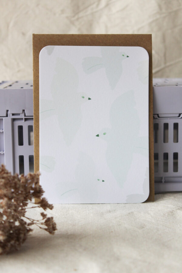 Carte Colombes menthe