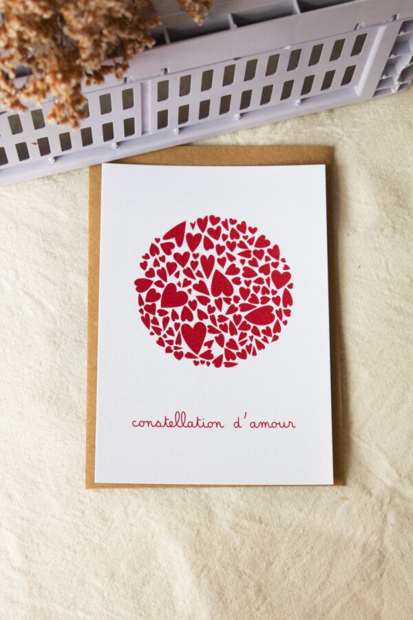 Carte postale Constellation d'amour