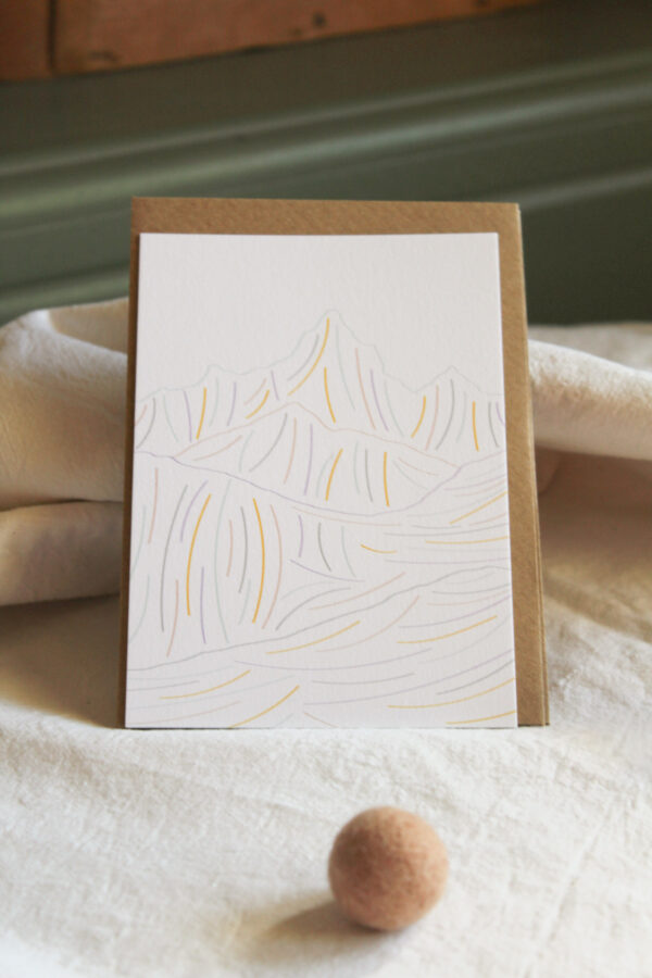 Carte Montagne verticale