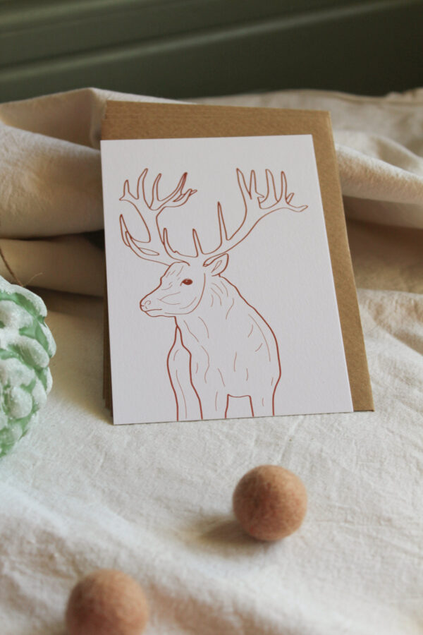 Carte postale Cerf