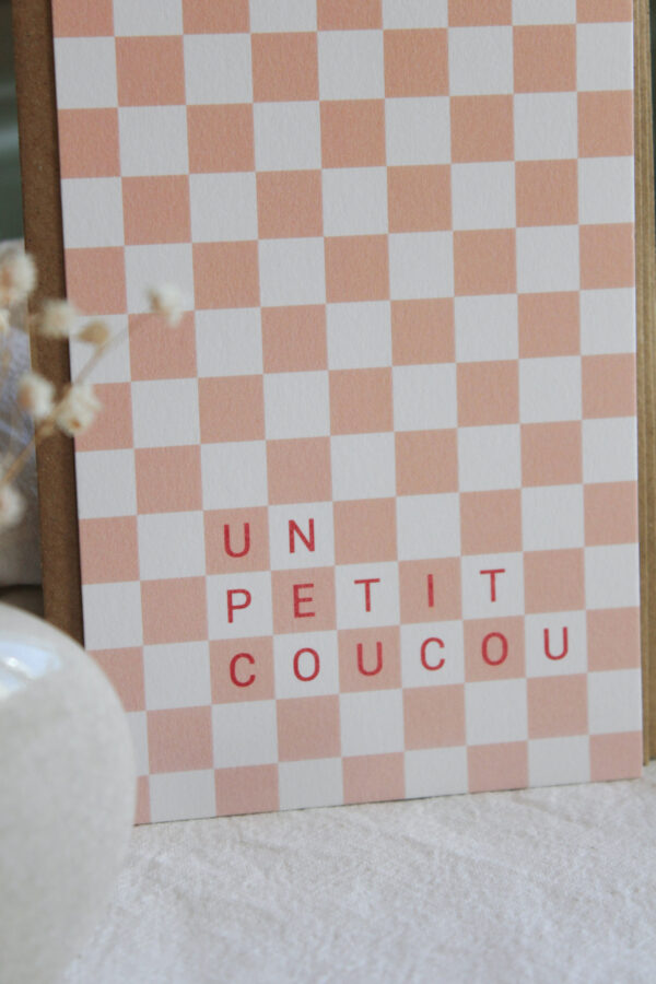 Carte Un petit coucou