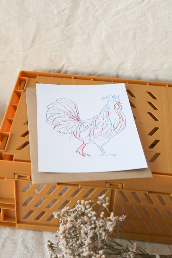 Carte Le coq