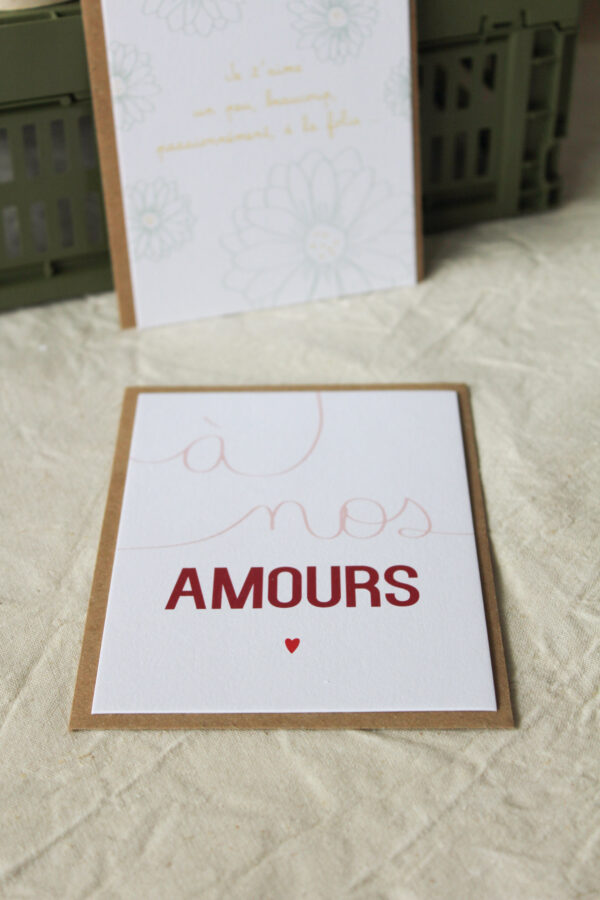 Carte À nos amours