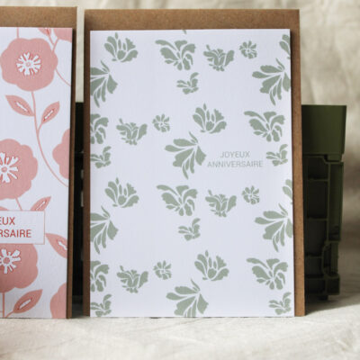 Carte Joyeux anniversaire - Motif Aude