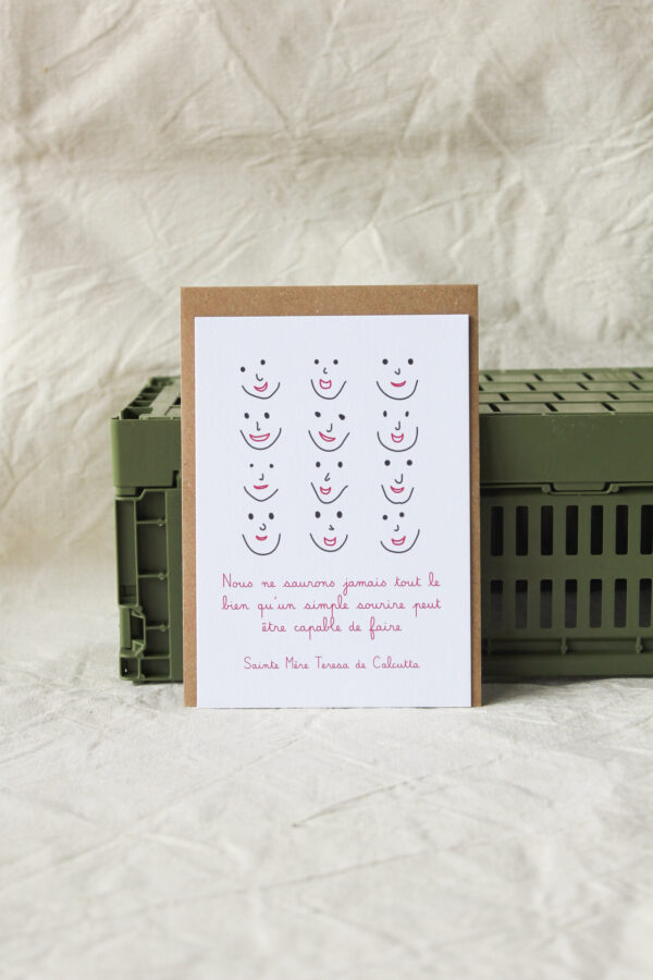 Carte Les sourires