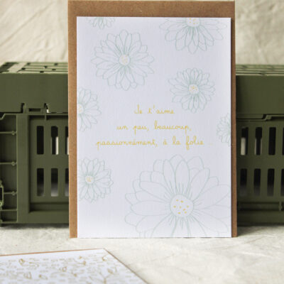 Carte Marguerite à la folie