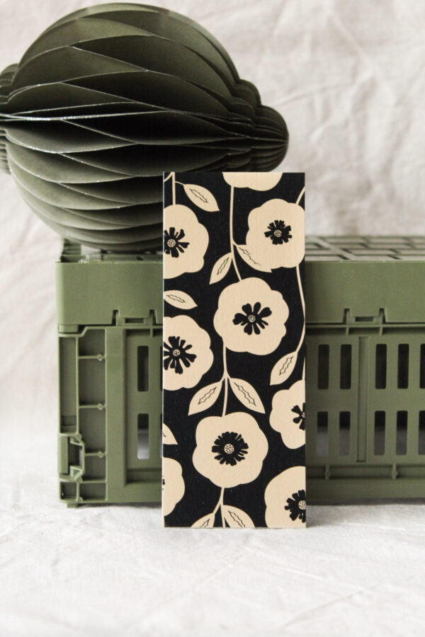 Marque page grosses fleurs