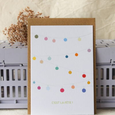 Carte C'est la fête !