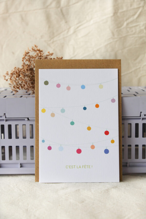 Carte C'est la fête !