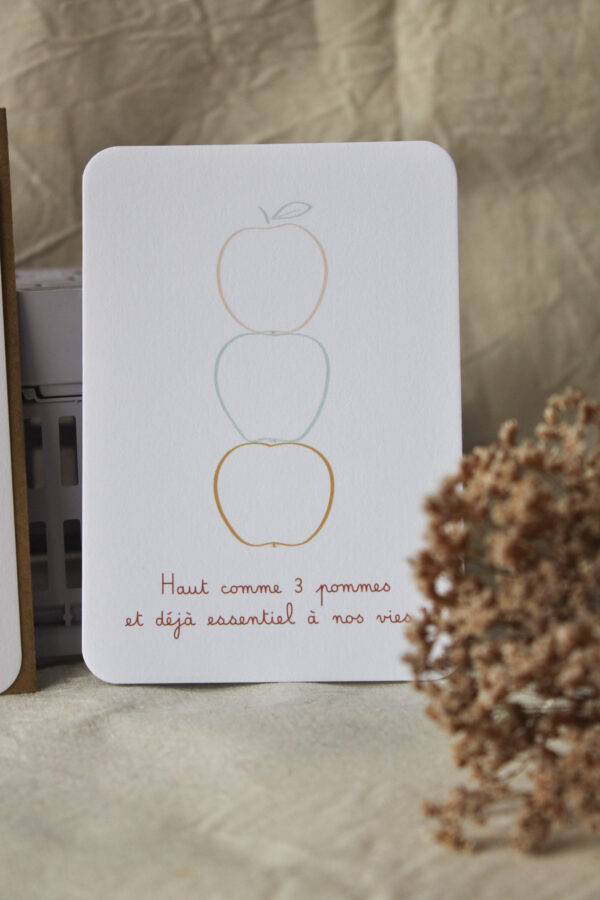 Carte Haut comme 3 pommes