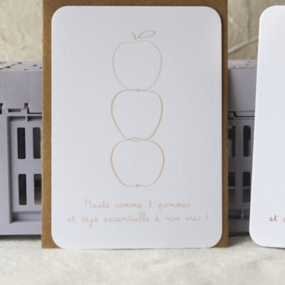Carte Haute comme 3 pommes
