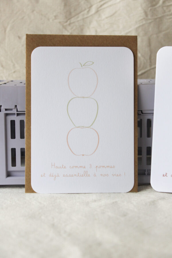 Carte Haute comme 3 pommes