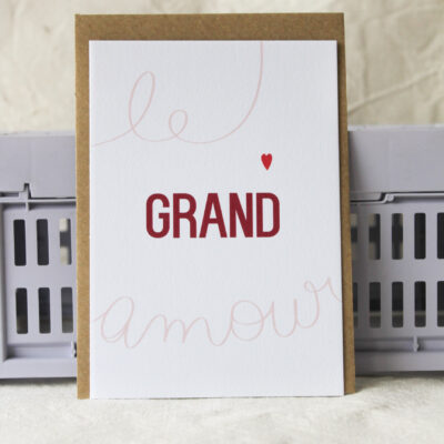 Carte Le grand amour