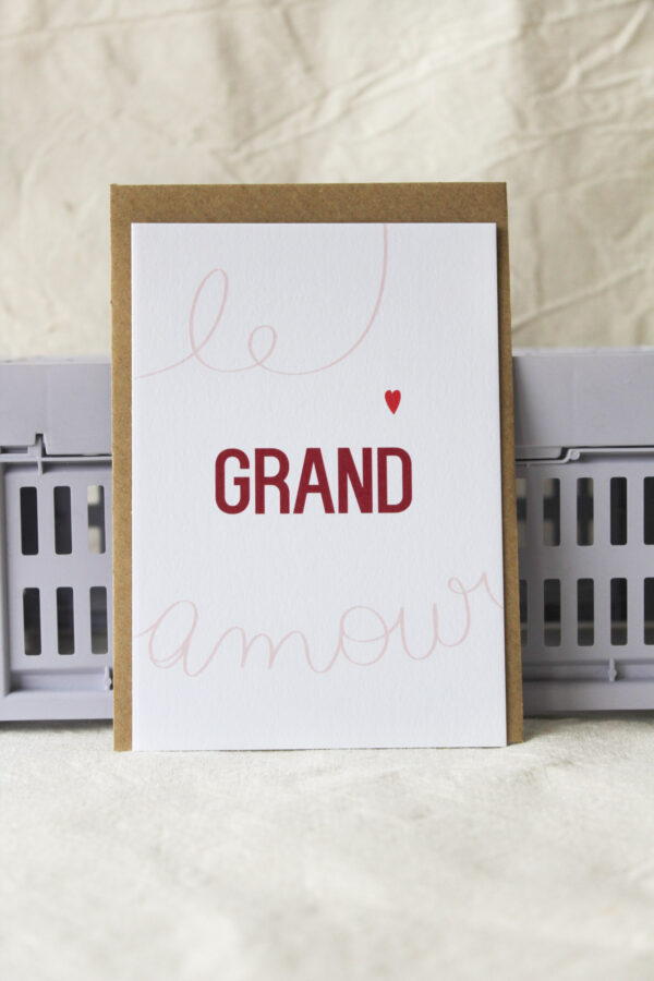 Carte Le grand amour