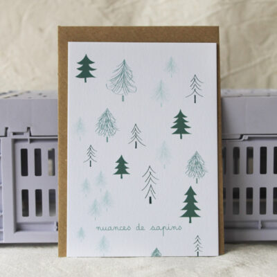 Carte Nuances de sapins