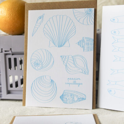 Carte Passion coquillages