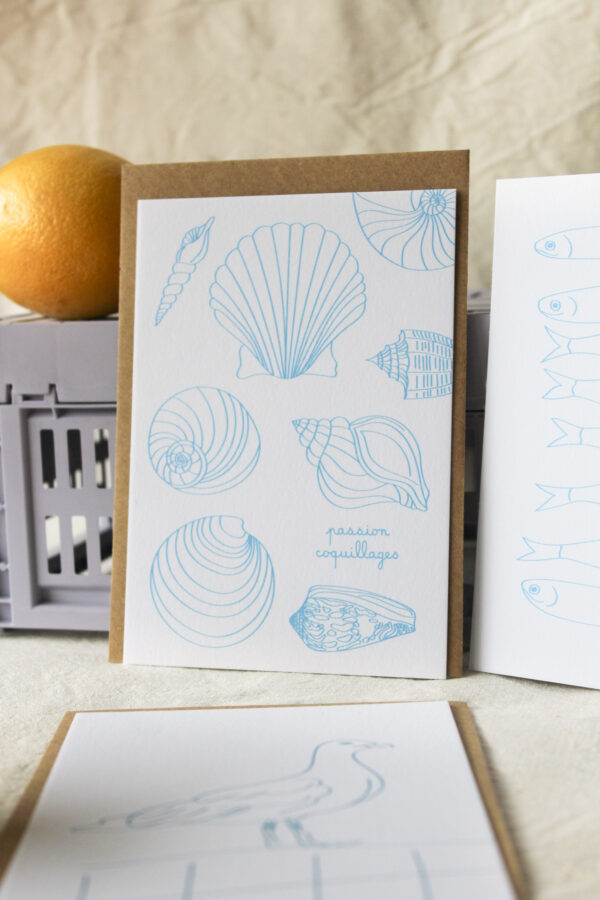 Carte Passion coquillages