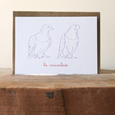 Carte La roucoulade