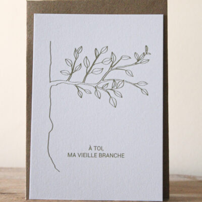Carte vieille branche