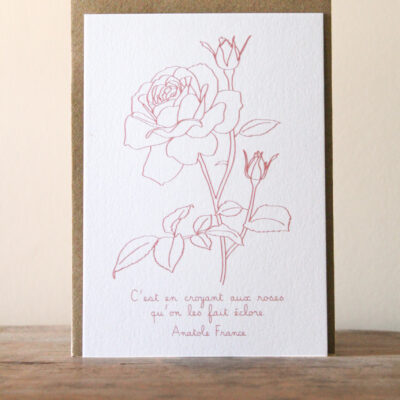 Carte Les roses de la vie